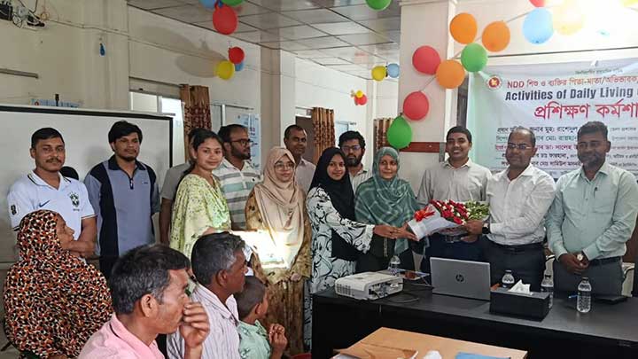 কালীগঞ্জে এনডিডি শিশুদের অভিভাবকদের নিয়ে এডিএল প্রশিক্ষণ কর্মশালা অনুষ্ঠিত